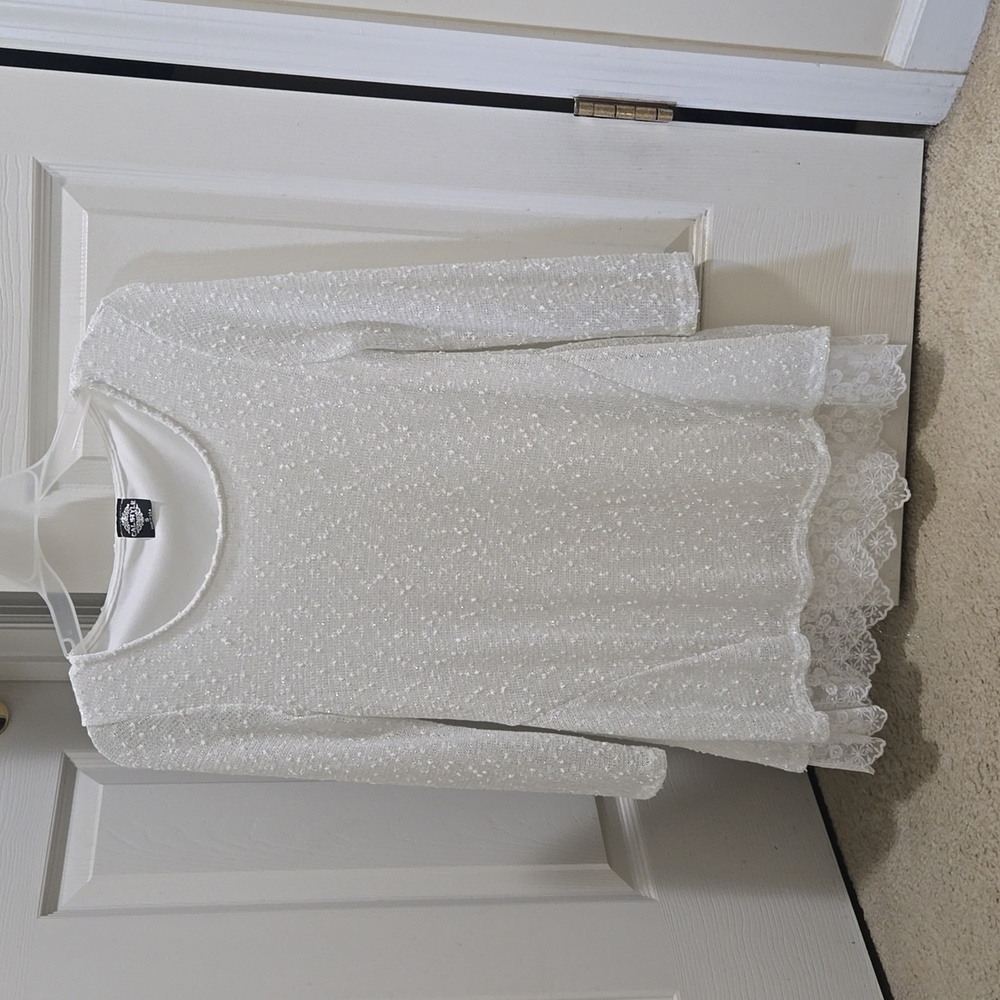 Ladies size S white tunic
